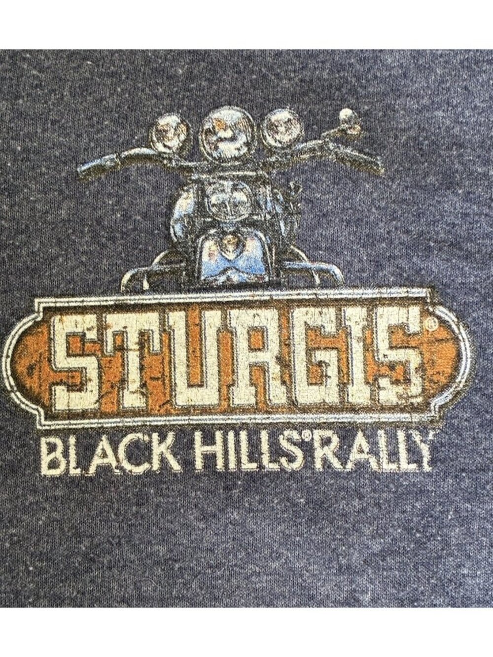 2012 Sturgis Black Hills Rally 72nd T Shirt Delta Pro Weight XL Double Sided USA